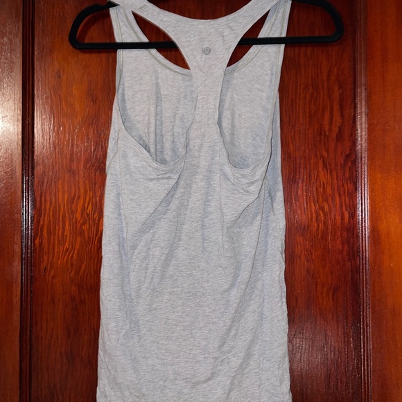 Grey Racerback Lululemon Tank - Picture 2 of 2